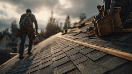 Roofing work